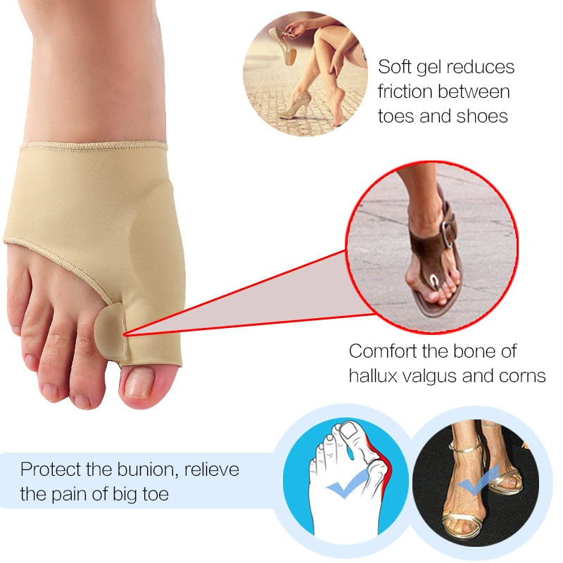 Pair Orthopedic Bunion Corrector - Toe Straightener