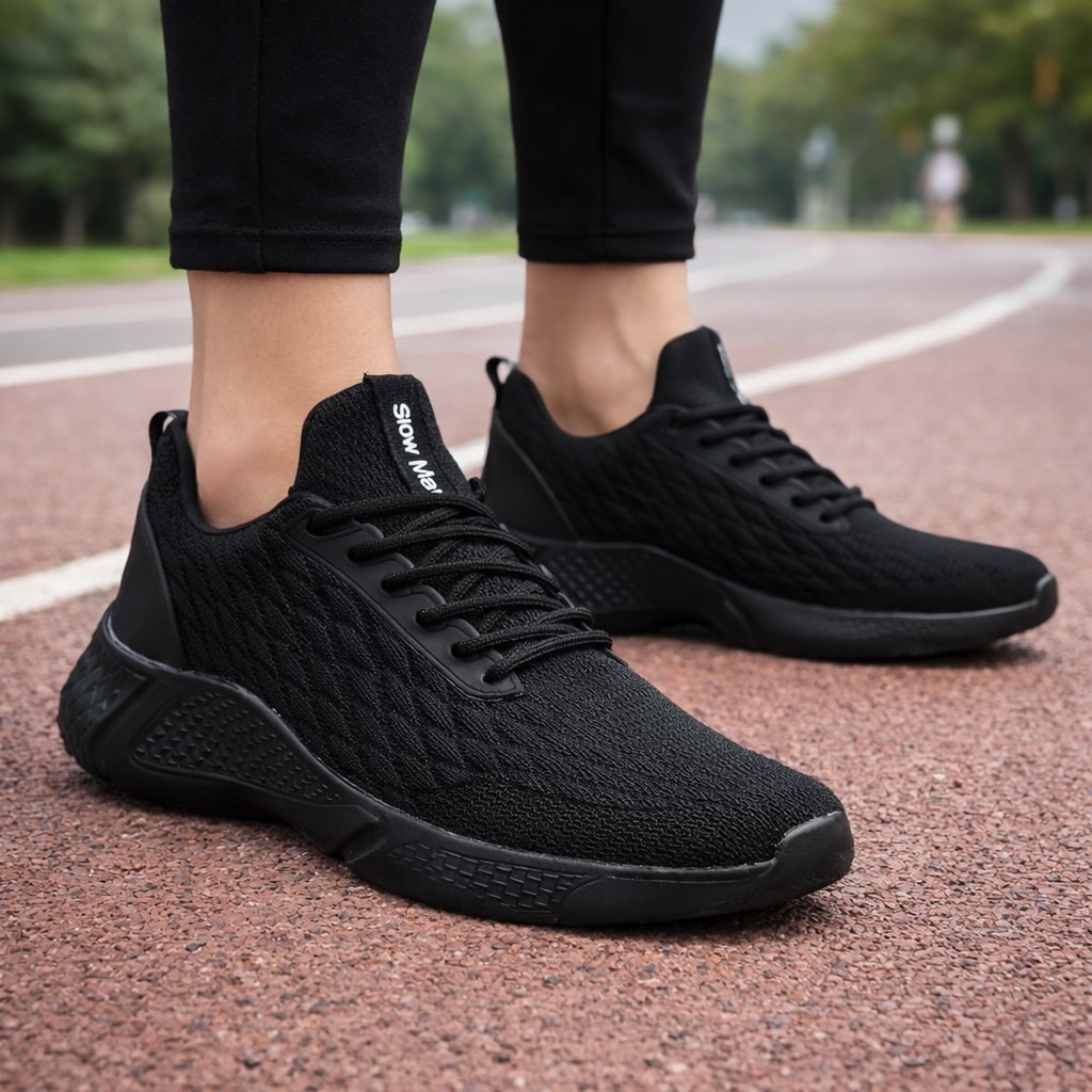 Slow Man men's walking and running shoes with lightweight breathable sneaker design
