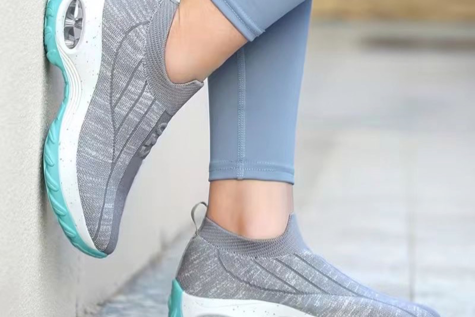STQ slip-on walking shoes used as a budget alternative to Slow Man shoes