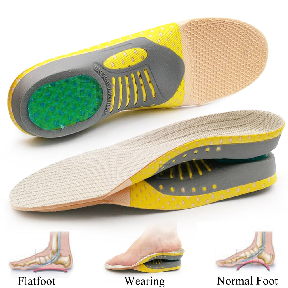 Gel Insoles for Plantar Fasciitis/Arch Support/Flat Foot